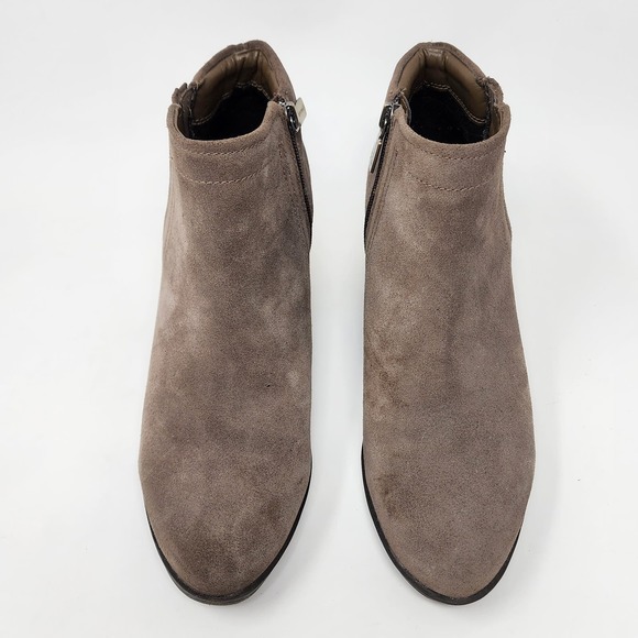 Blondo Booties Women's 8.5M Villa Taupe Waterproof Ankle Side Zip Lined Comfort - Picture 3 of 12